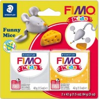 Набір Fimo Kids, «Веселе мишеня», 2 кол.*42 г, Fimo