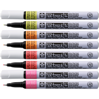 Маркер Pen-Touch Жовтий, флуоресцентний, тонкий (EXTRA FINE) 0.7мм, Sakura