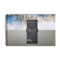 Альбом для акварелі на спіралі Watercolor Studio A4 (21*29,7см), 300г/м2, 12л, торшон, Fabriano