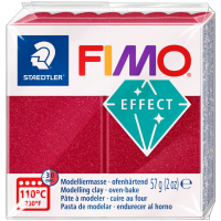 Пластика Effect, Рубіново-червона металік, 57г, Fimo