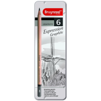 Набір графітних олівців EXPRESSION, 6 кол, Bruynzeel