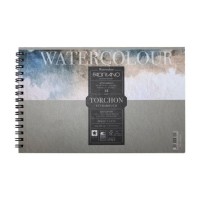 Альбом для акварелі на спіралі Watercolor 13.5х21см, 300г/м2, 12л, Torchon, Fabriano