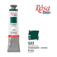 Краска масляная, Смарагдово-зеленая, 60мл, ROSA Studio