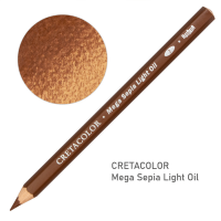 Олівець для рисунку MEGA, Сепія олійна світла, Cretacolor