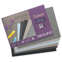 Cклейка для пастелі Tiziano A4 (21*29,7см), 160г/м2, 30л, Холодні кольори, Fabriano