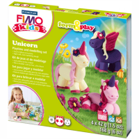 Набір пластики Fimo kids, "Unicorn", 4 кол.*42 г, Fimo