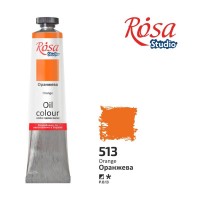 Краска масляная, Оранжева, 60мл, ROSA Studio