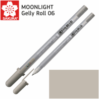 Ручка гелева MOONLIGHT Gelly Roll 06, Сірий світлий, Sakura