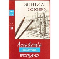 Склейка для ескізів Accademia А5 (14,8*21см), 120г/м2, 50л., Fabriano