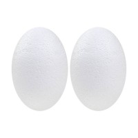 Набір пінопластових яєць, 22см, 2шт