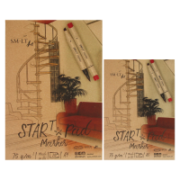 Склейка для маркерів STAR T А4, 75г/м2, 20л, SMILTAINIS