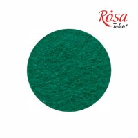 Фетр листковий (поліестер), 21,5х28 см, Зелений темний, 180г/м2, ROSA Talent