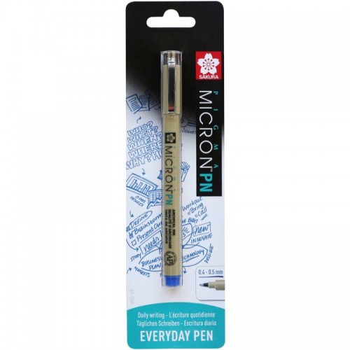 Ручка PIGMA MICRON PN Синий (линия 0.4-0.5мм), в блистере, Sakura - Канц Киев для вас