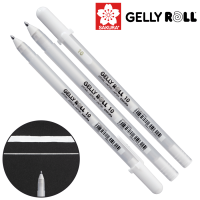 Ручка гелева "Sakura" /XPGB10#50/ Біла 10 BOLD (лінія 0.5mm), Gelly Roll Basic (1/12)