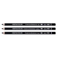 Набір олівців для рисунку, Вугільний м’який, 3 шт., Cretacolor