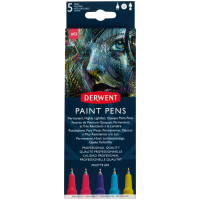 Набір кольорових ручок PAINT PEN PALETTE №3, 5шт, Derwent