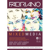 Склейка для змішаних технік Mixed Media А3, 250г/м2, 40л, Fabriano