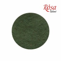 Фетр листковий (поліестер), 21,5х28 см, Оливковий темний, 180г/м2, ROSA Talent