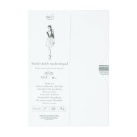 Склейка для маркерів в папці AUTHENTIC А4, 100г/м2, 50л, білий колір, SMILTAINIS