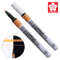Маркер Pen-Touch Оранжевий, флуоресцентний, тонкий (FINE) 1мм, Sakura
