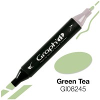 Маркер двосторонній, Зелений чай (8245), Graph'it