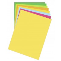 Папір для дизайну Fotokarton B2 (50*70см) №12 Лимонно-жовтий, 300г/м2, Folia