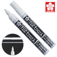Маркер Pen-Touch, на спиртовій основі, Білий, середній (MEDIUM) 2.0мм, Sakura
