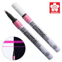 Маркер Pen-Touch Рожевий, флуоресцентний, тонкий (FINE) 1мм, Sakura