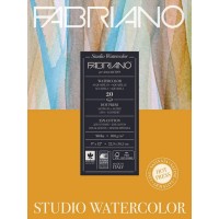 Склейка-блок для акварелі Watercolor 22,9*30,5см, 200г/м2, 20л, HP, дрібне зерно, Fabriano