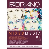 Склейка для змішаних технік Mixed Media А5, 250г/м2, 40л, Fabriano