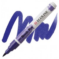 Пензель-ручка Ecoline Brushpen (507), Ультрамарин фіолетовий, Royal Talens
