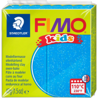 Пластика Fimo kids, Блакитна з блискітками, 42г, Fimo