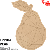 Основа для декорування панно-мозаїка „Груша“ 1, МДФ, 30х42см, ROSA TALENT