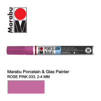 Маркер для кераміки холодної фіксації, Рожевий, 2-4мм, Marabu