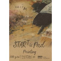 Склейка STAR T (mixed media) А5, 300г/м2, 20л, SMILTAINIS