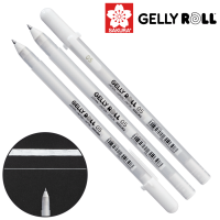Ручка гелева "Sakura" /XPGB05#50/ Біла FINE 05 (лінія 0.3mm), Gelly Roll Basic (1/12)