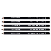 Набір олівців для рисунку, Неро дуже м’який 1, 3 шт.,Cretacolor