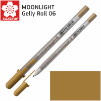 Ручка гелева MOONLIGHT Gelly Roll 06, Жовта вохра, Sakura