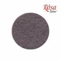 Фетр листковий (поліестер), 21,5х28 см, Сірий темний, 180г/м2, ROSA Talent