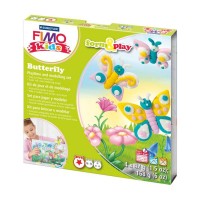 Набір пластики Fimo kids, "Метелик", 4 кол.*42 г, Fimo