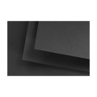 Папір mixed media Black Black B2 (50*70 см), 300г/м2, чорний, гладкий, Fabriano