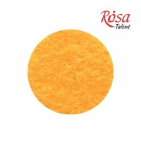 Фетр листковий (поліестер), 21,5х28 см, Жовтий темний, 180г/м2, ROSA Talent