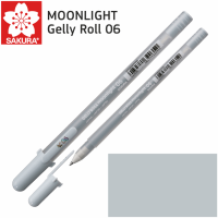 Ручка гелева MOONLIGHT Gelly Roll 06, Блакитно-сірий, Sakura