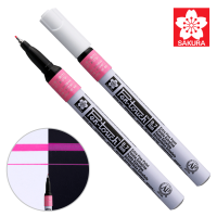 Маркер Pen-Touch Рожевий, флуоресцентний, тонкий (EXTRA FINE) 0.7мм, Sakura