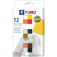 Набір пластики “Natural Colours“, 12х25гр, Fimo