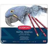 Набір пастельних олівців Pastel, 24шт., мет. коробка, Derwent