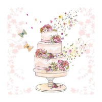 Декупажні серветки "Весільний торт", 33*33 см, 18,5 г/м2, 20 шт, Ambiente
