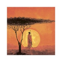 Декупажные салфетки "African Sunset", 33*33 см, 17,5 г/м2, 20 шт, ti-flair