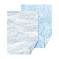 Бумага с рисунком "Лед/Снег", 50*70см, двусторонняя, 300г/м2, Heyda