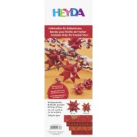 Набір паперових смужок, червоний 1, 1,5*45 см (48шт), 1*30см (48шт.), Heyda